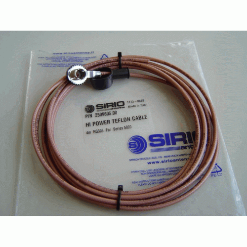 (image for) Sirio Telflon RG303 Coax Cable (4 meter) -- 2000 Watts